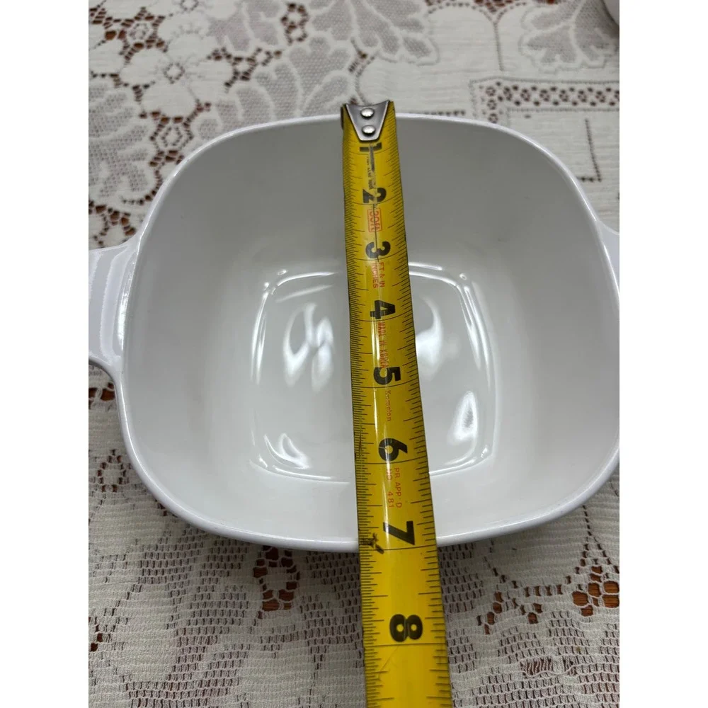 Vintage Corning Ware Blue Cornflower Casserole Set P-10-B 9.5in &‎ P-43-B 7in